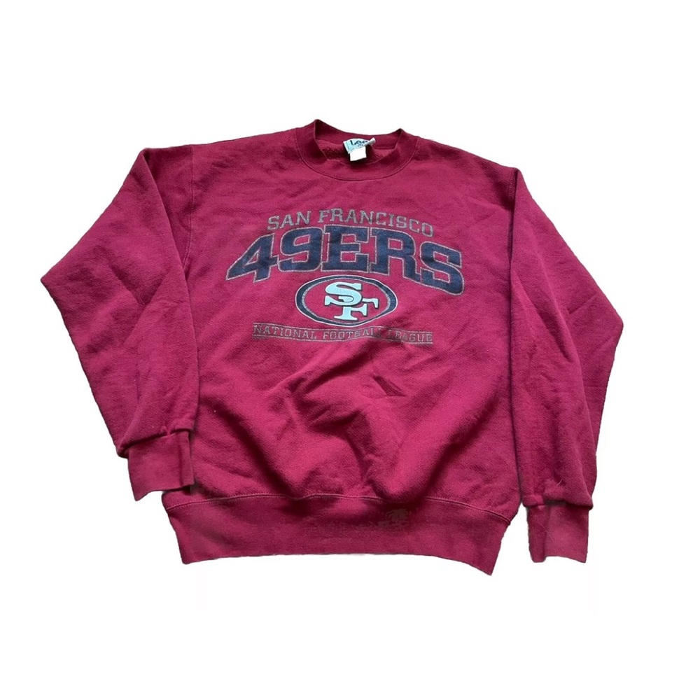 Lee Maroon San Francisco 49ers Crewneck Sweatshirt